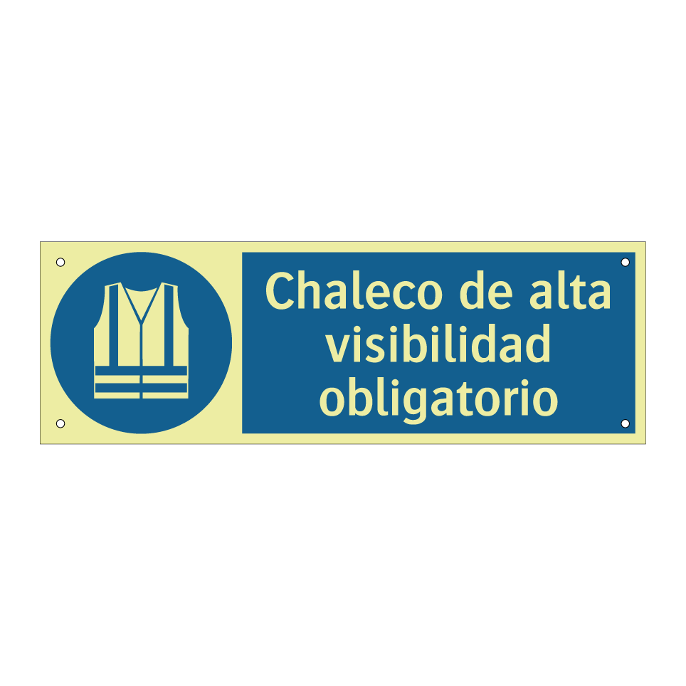 Chaleco de alta visibilidad obligatorio