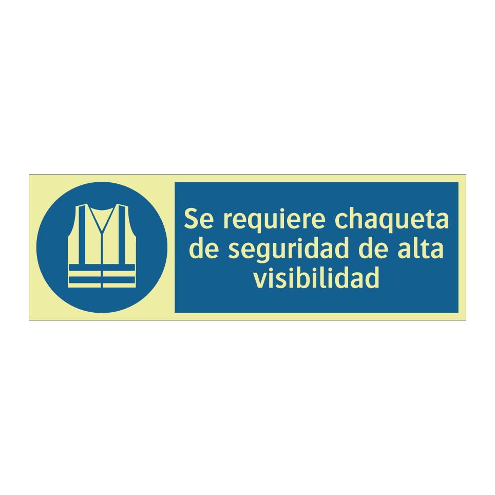 Se requiere chaqueta de seguridad de alta visibilidad