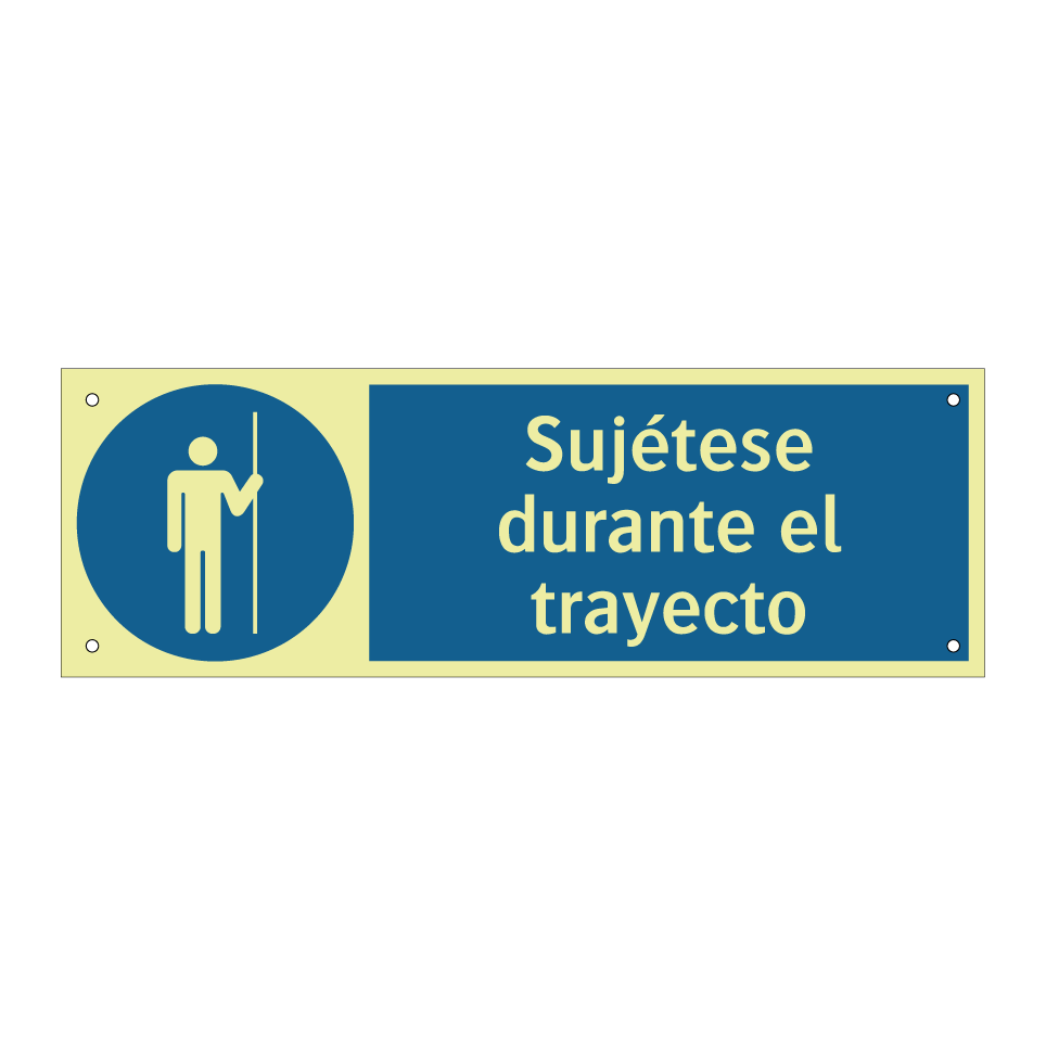 Sujétese durante el trayecto