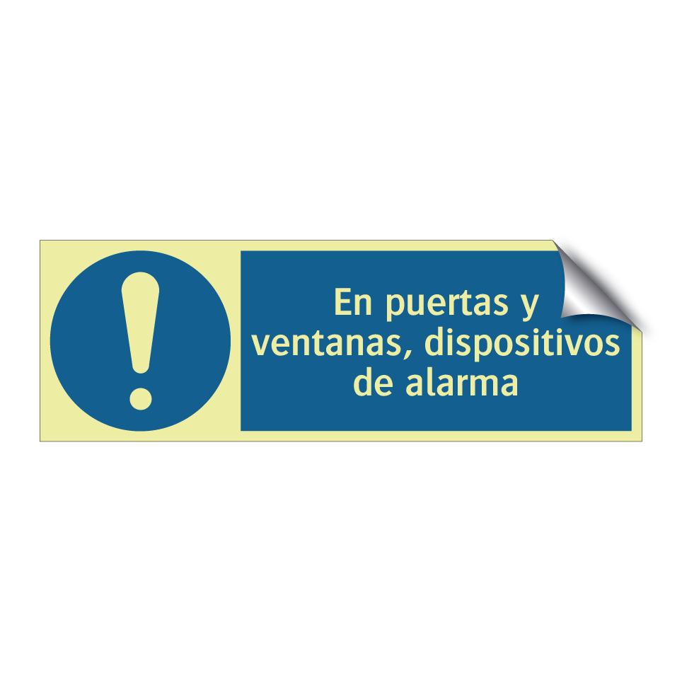 En puertas y ventanas, dispositivos de alarma