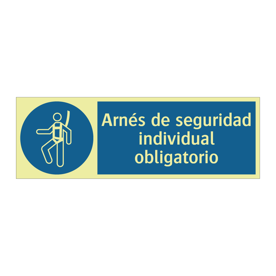 Arnés de seguridad individual obligatorio