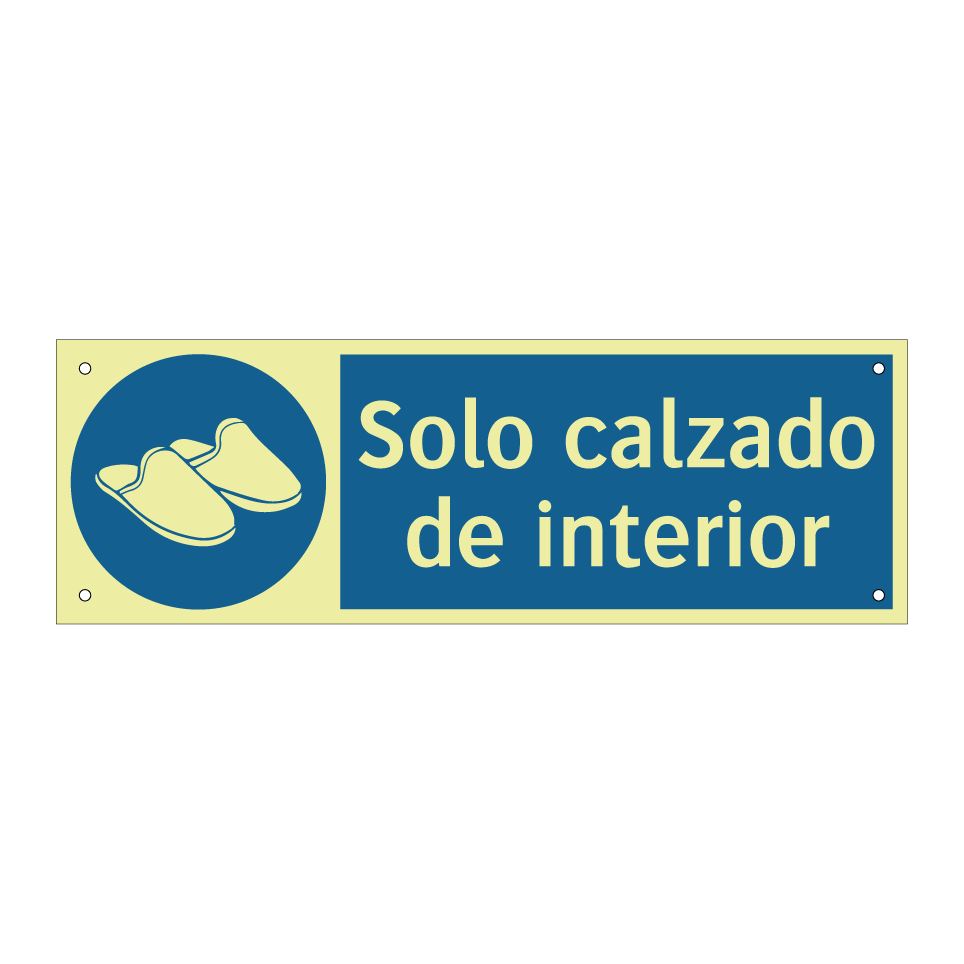 Solo calzado de interior