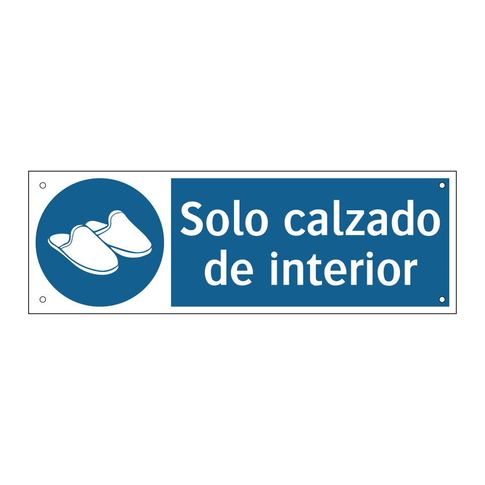 Solo calzado de interior