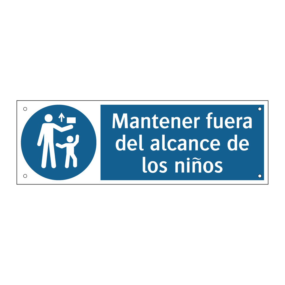 Mantener fuera del alcance de los niños