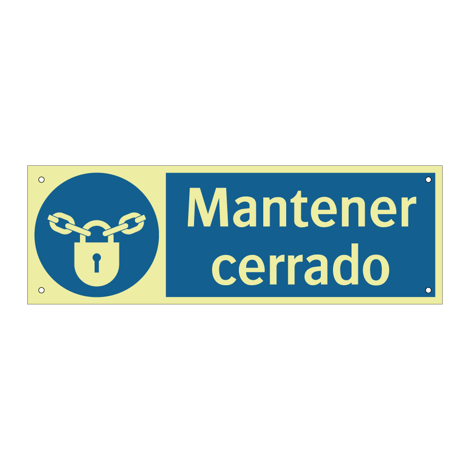 Mantener cerrado