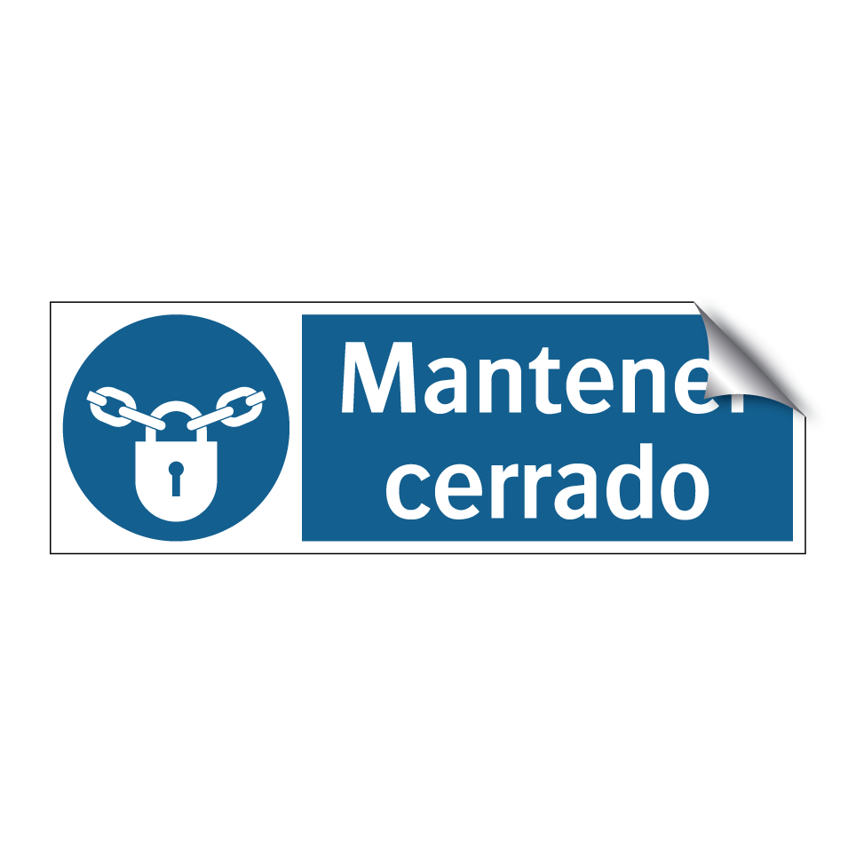 Mantener cerrado