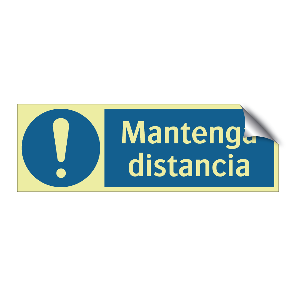 Mantenga distancia