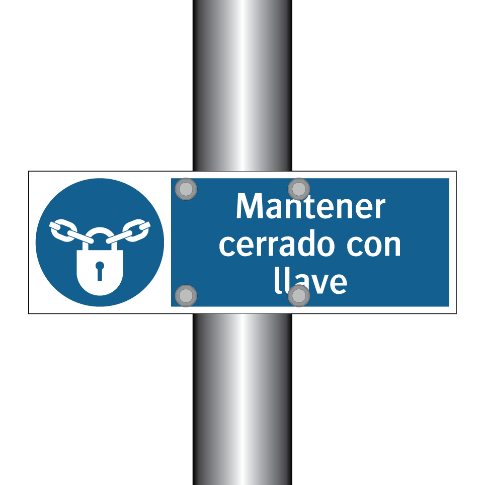 Mantener cerrado con llave
