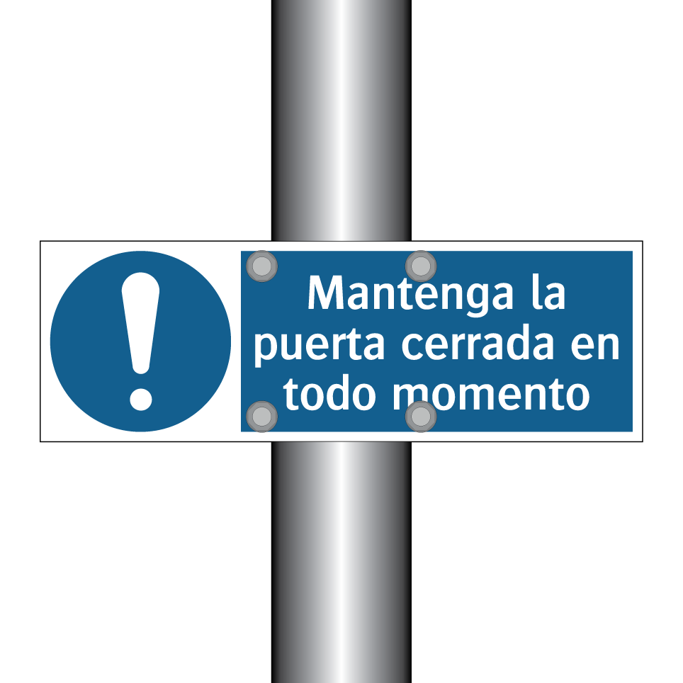 Mantenga la puerta cerrada en todo momento