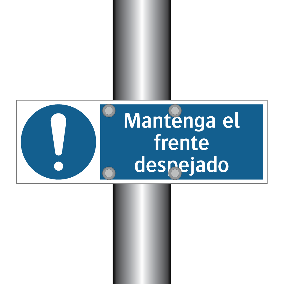 Mantenga el frente despejado