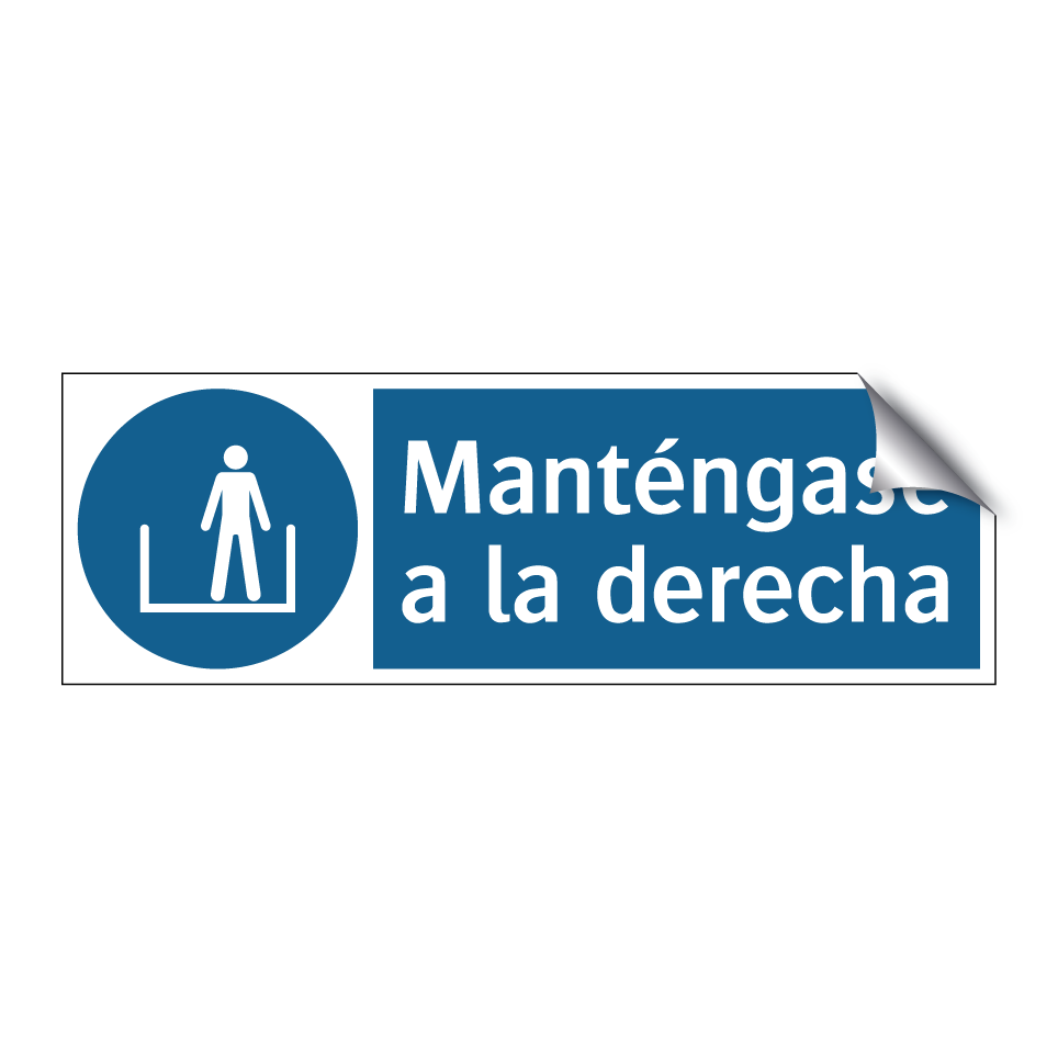 Manténgase a la derecha