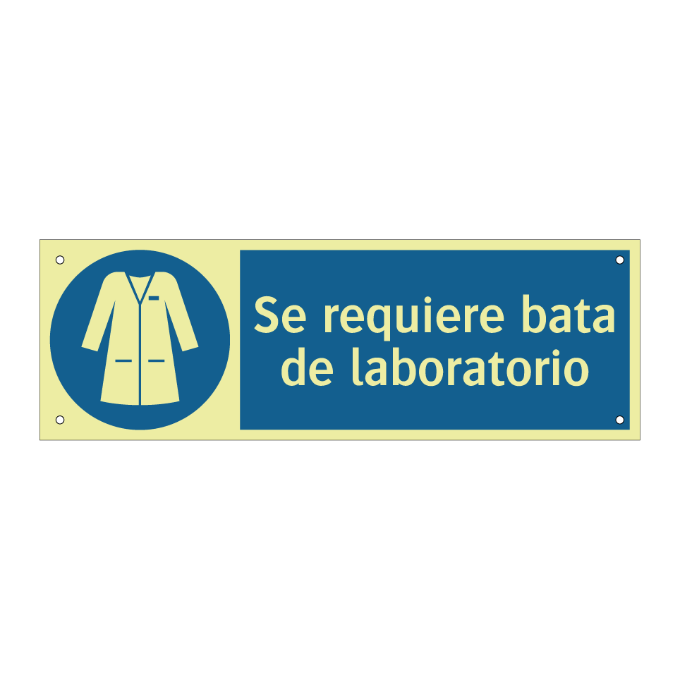 Se requiere bata de laboratorio