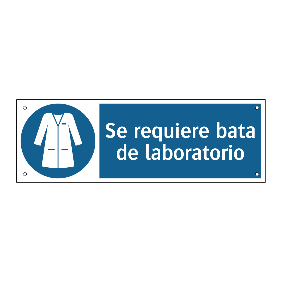 Se requiere bata de laboratorio