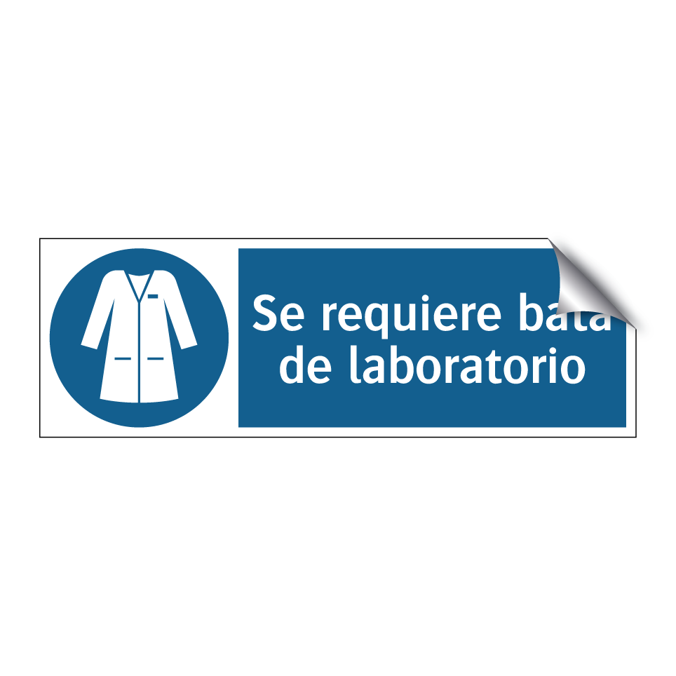 Se requiere bata de laboratorio