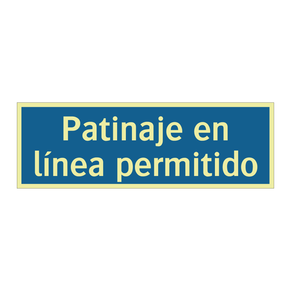 Patinaje en línea permitido