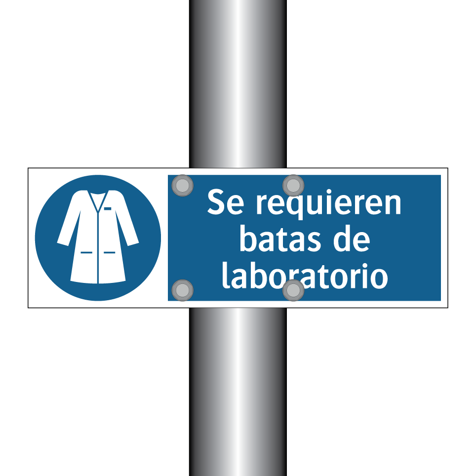 Se requieren batas de laboratorio