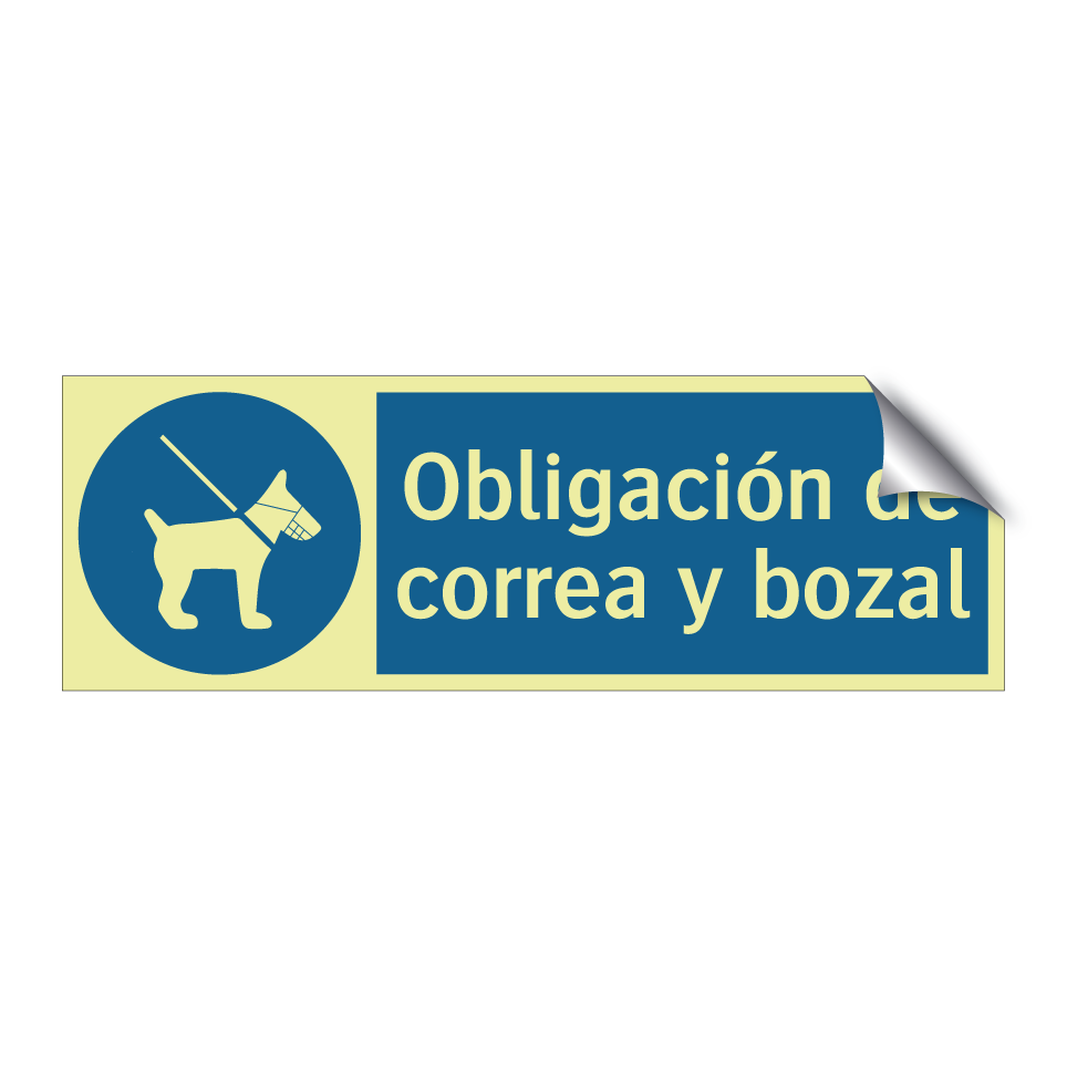 Obligación de correa y bozal