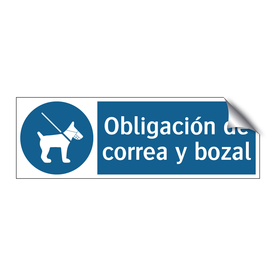Obligación de correa y bozal
