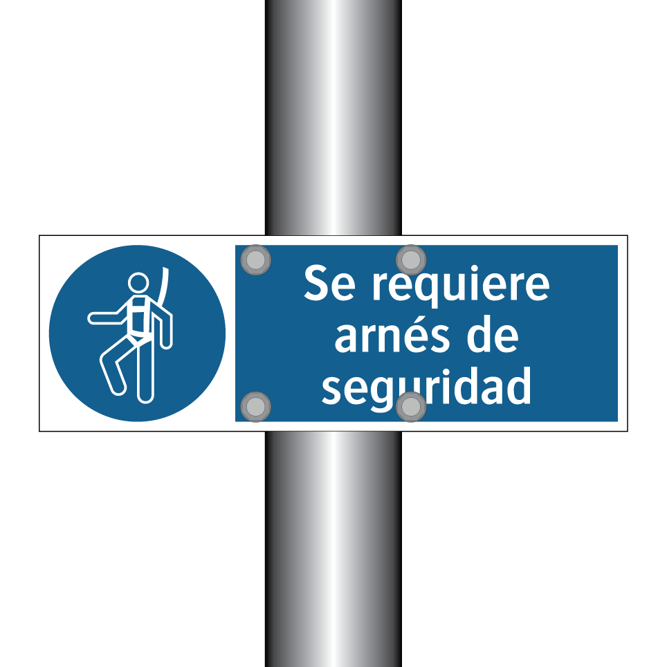 Se requiere arnés de seguridad