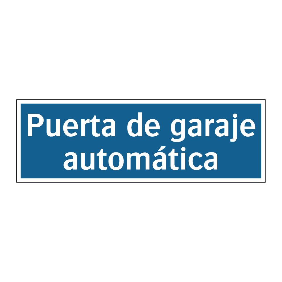 Puerta de garaje automática