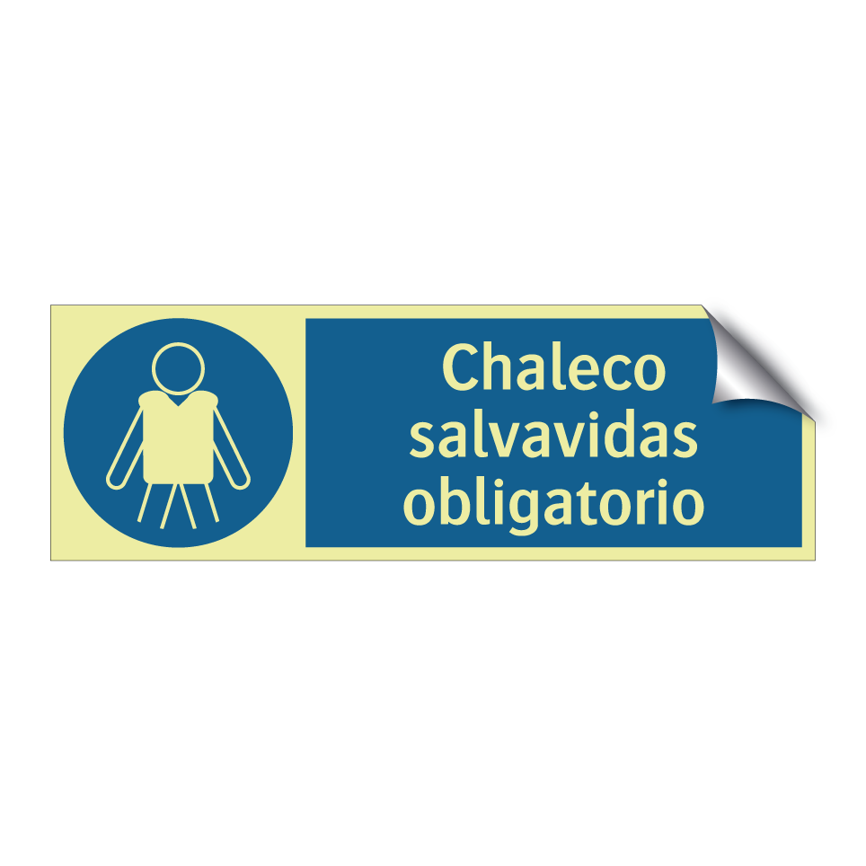 Chaleco salvavidas obligatorio