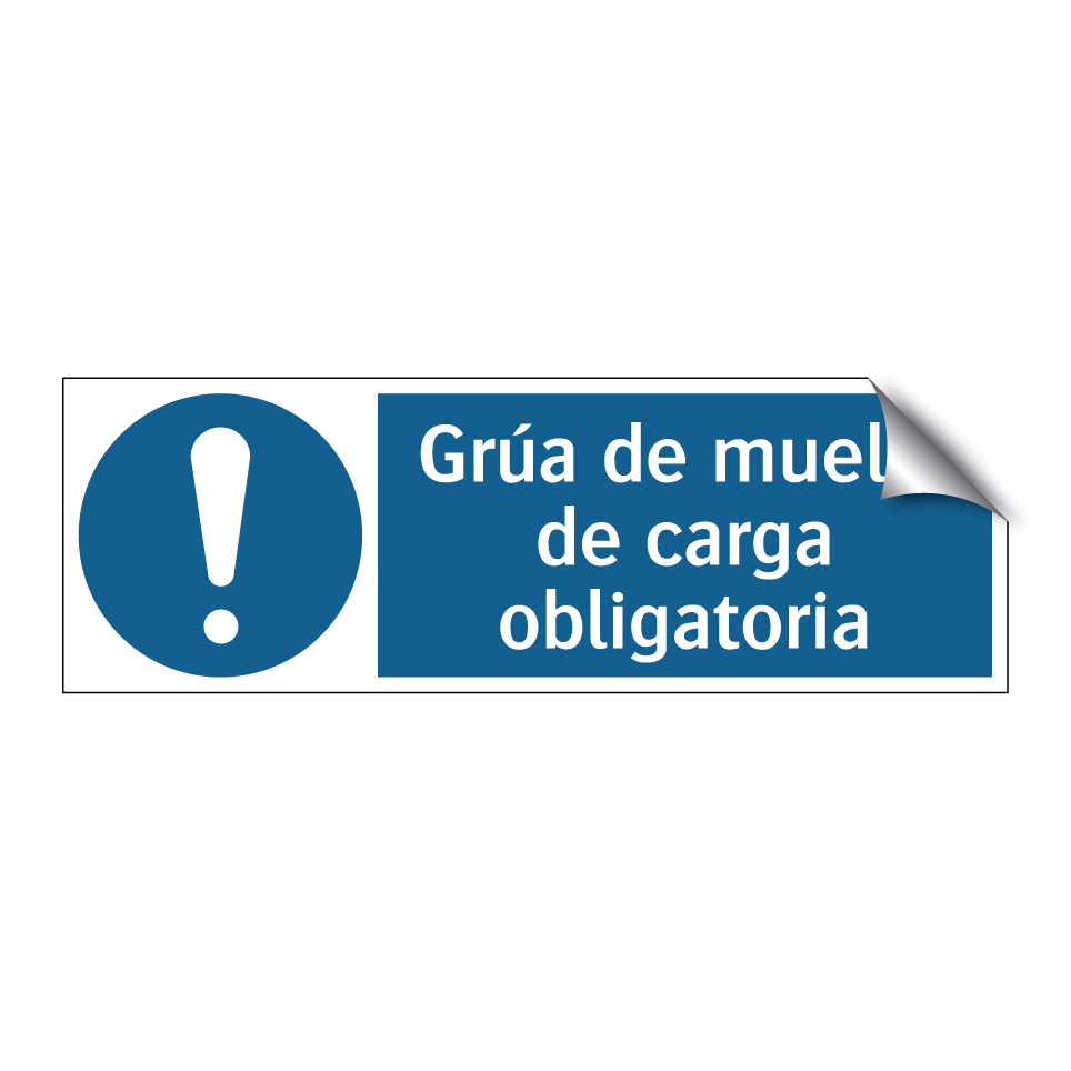 Grúa de muelle de carga obligatoria