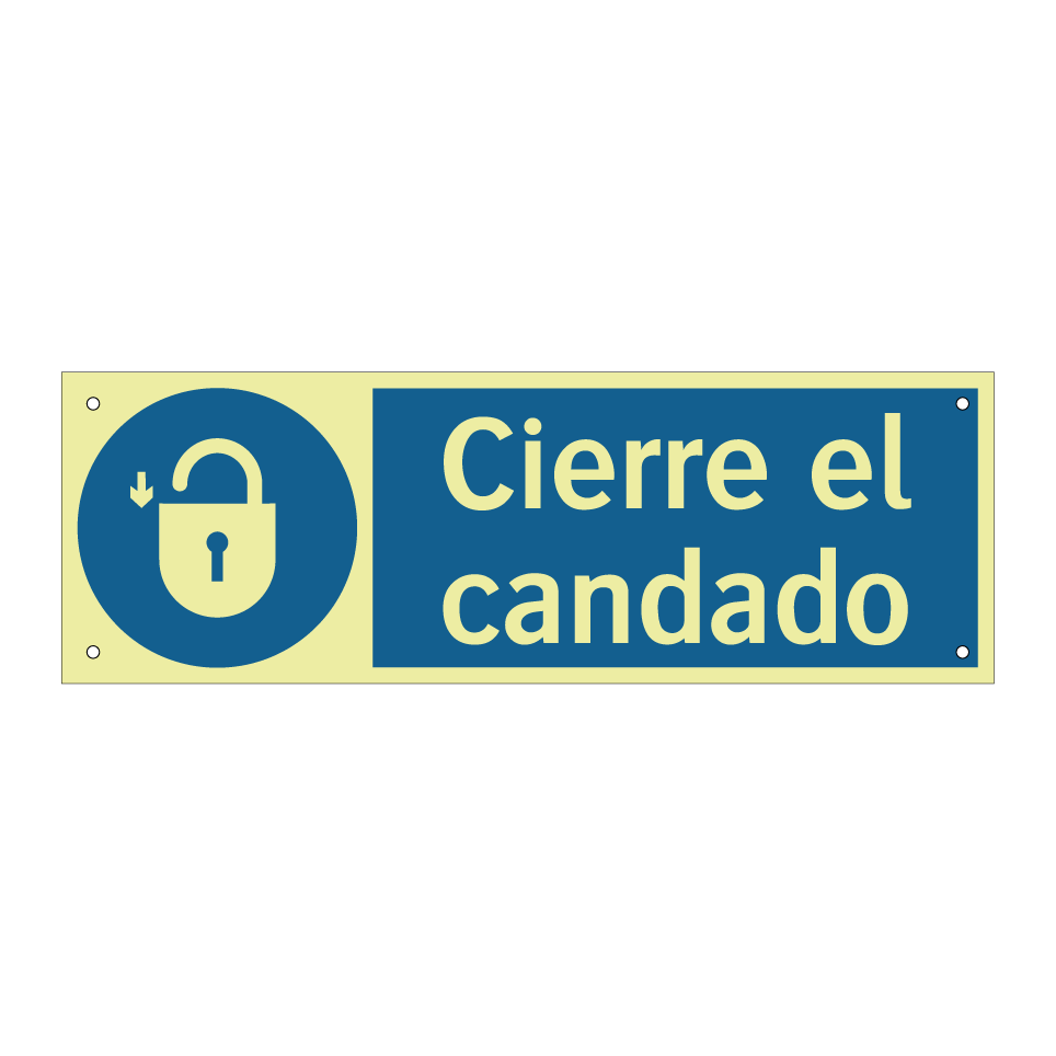 Cierre el candado