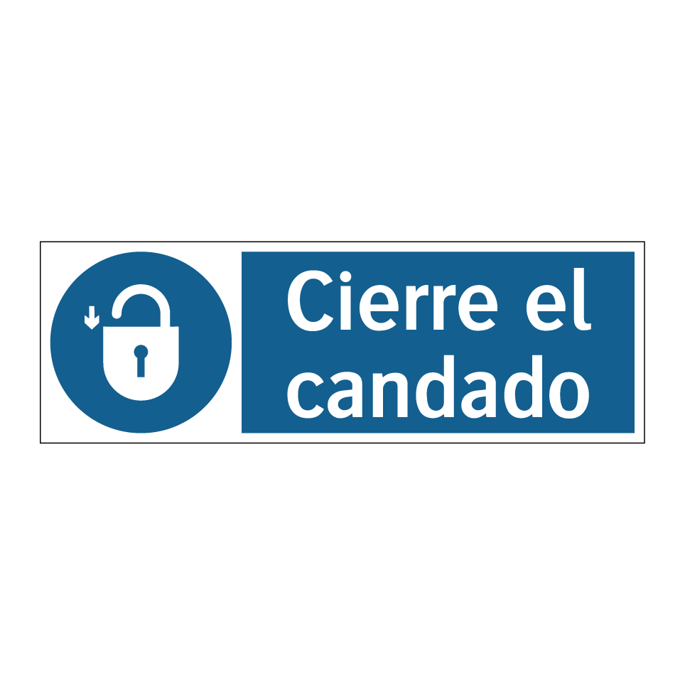 Cierre el candado