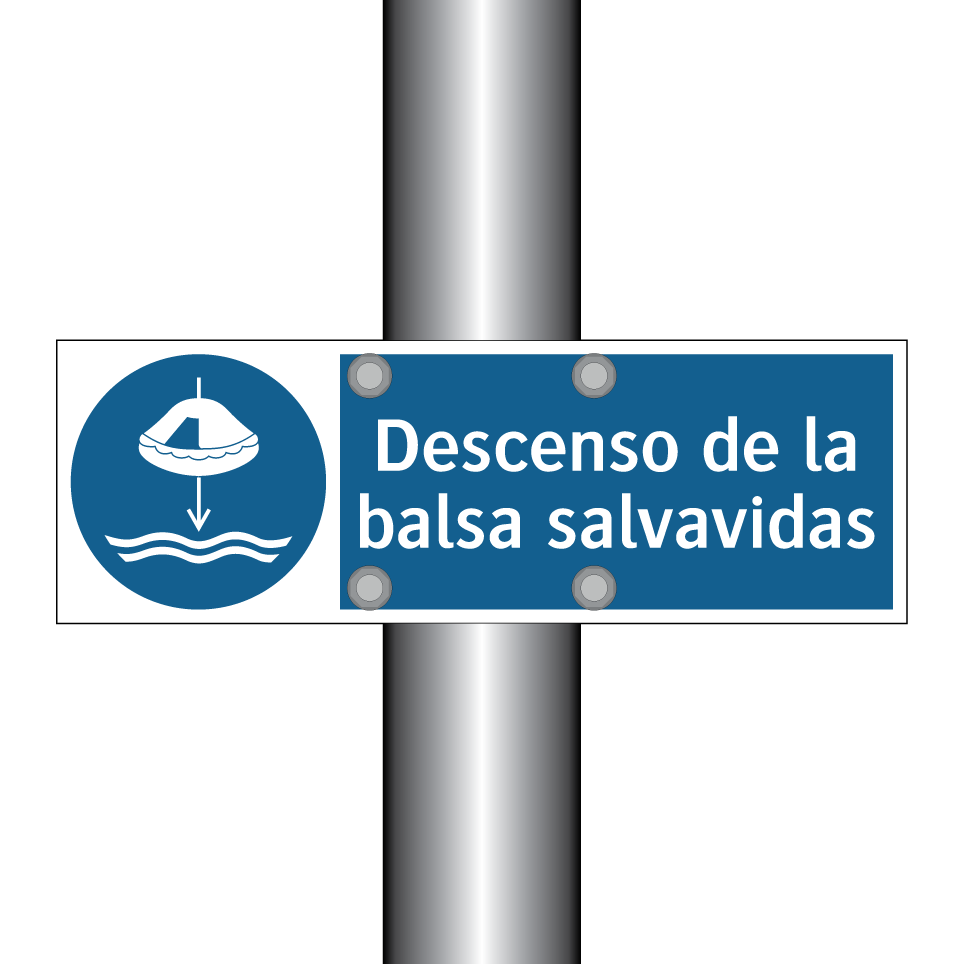 Descenso de la balsa salvavidas