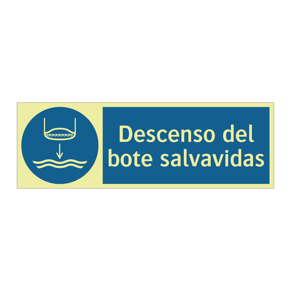Descenso del bote salvavidas
