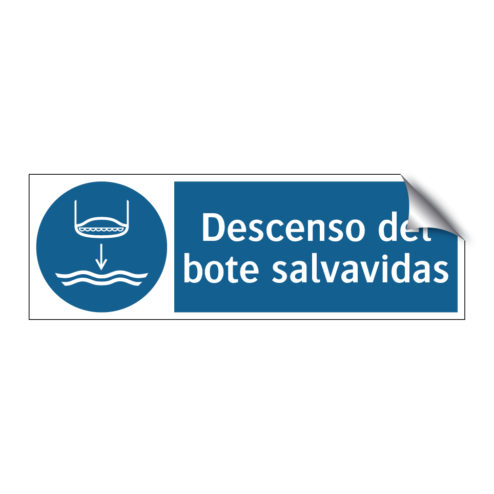 Descenso del bote salvavidas