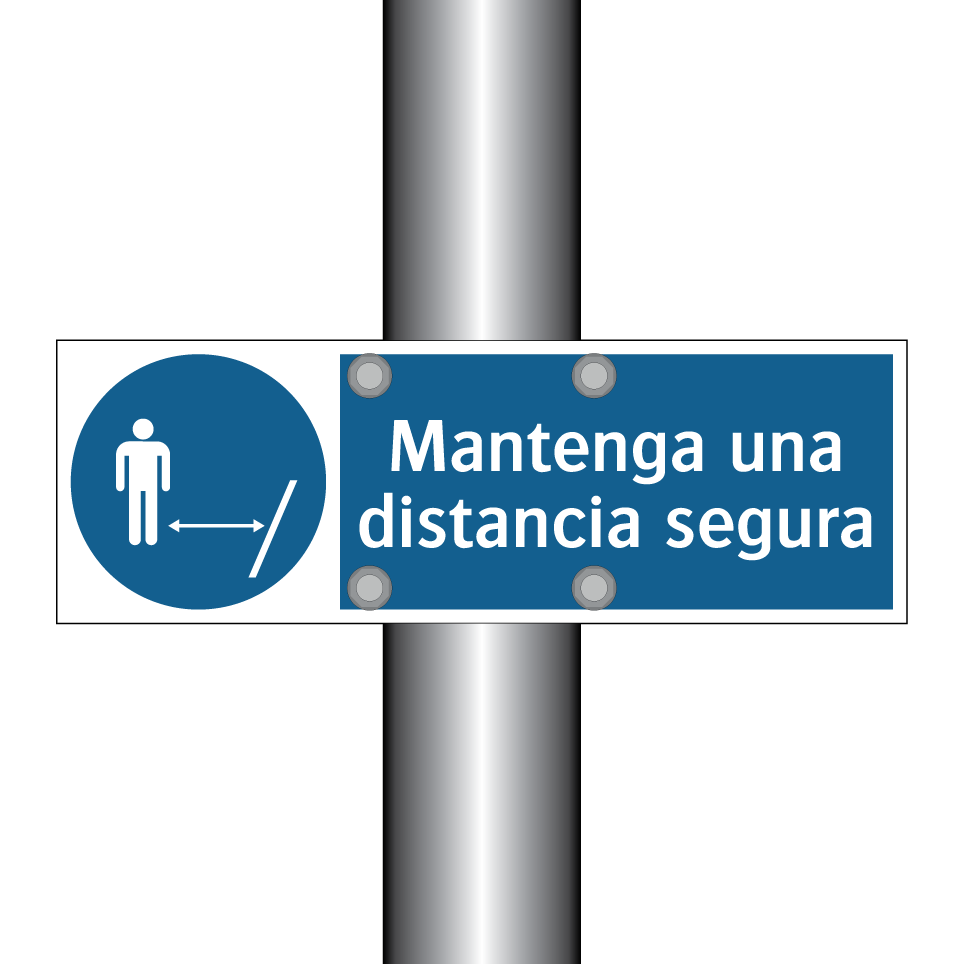 Mantenga una distancia segura
