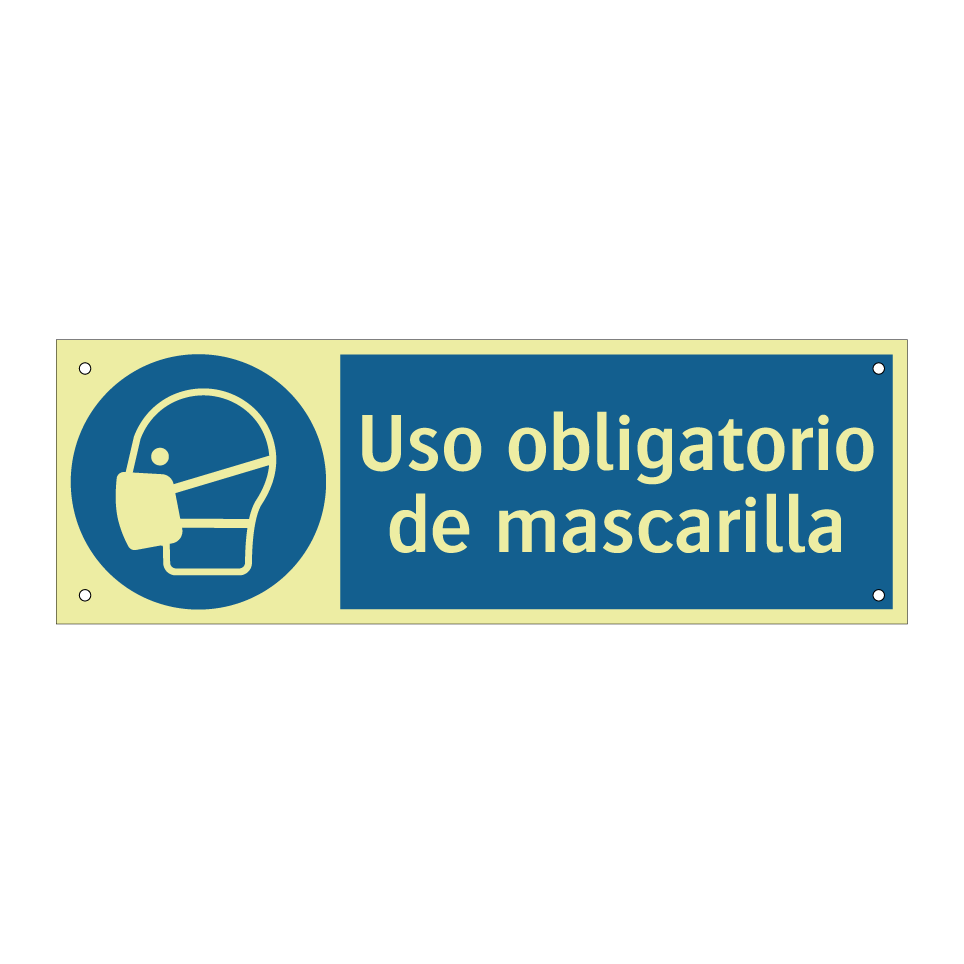 Uso obligatorio de mascarilla