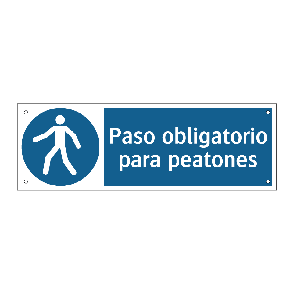 Paso obligatorio para peatones