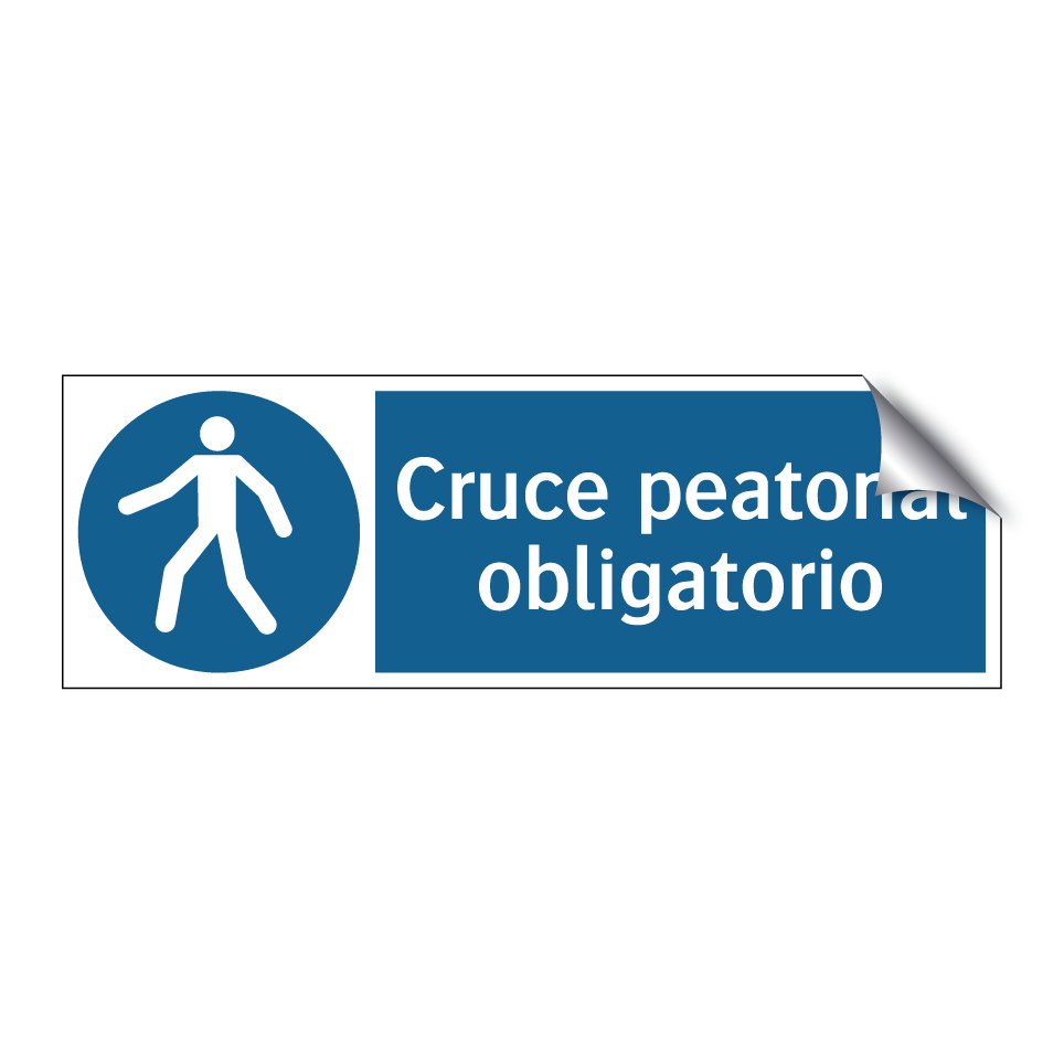 Cruce peatonal obligatorio