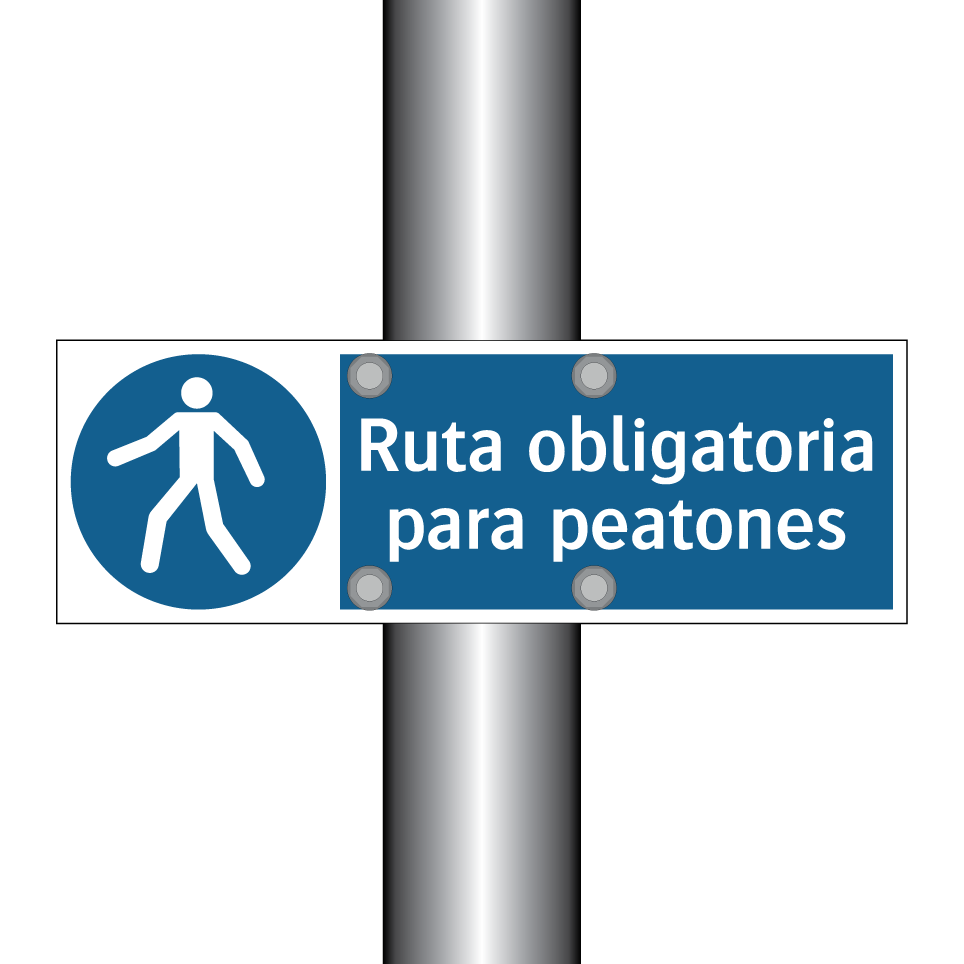 Ruta obligatoria para peatones
