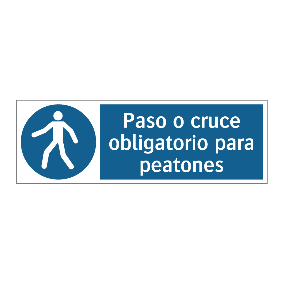 Paso o cruce obligatorio para peatones