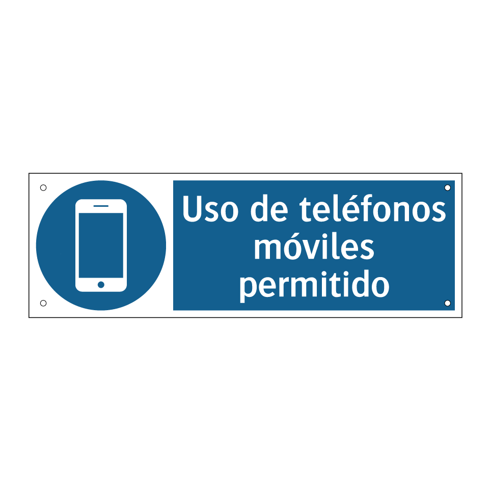 Uso de teléfonos móviles permitido