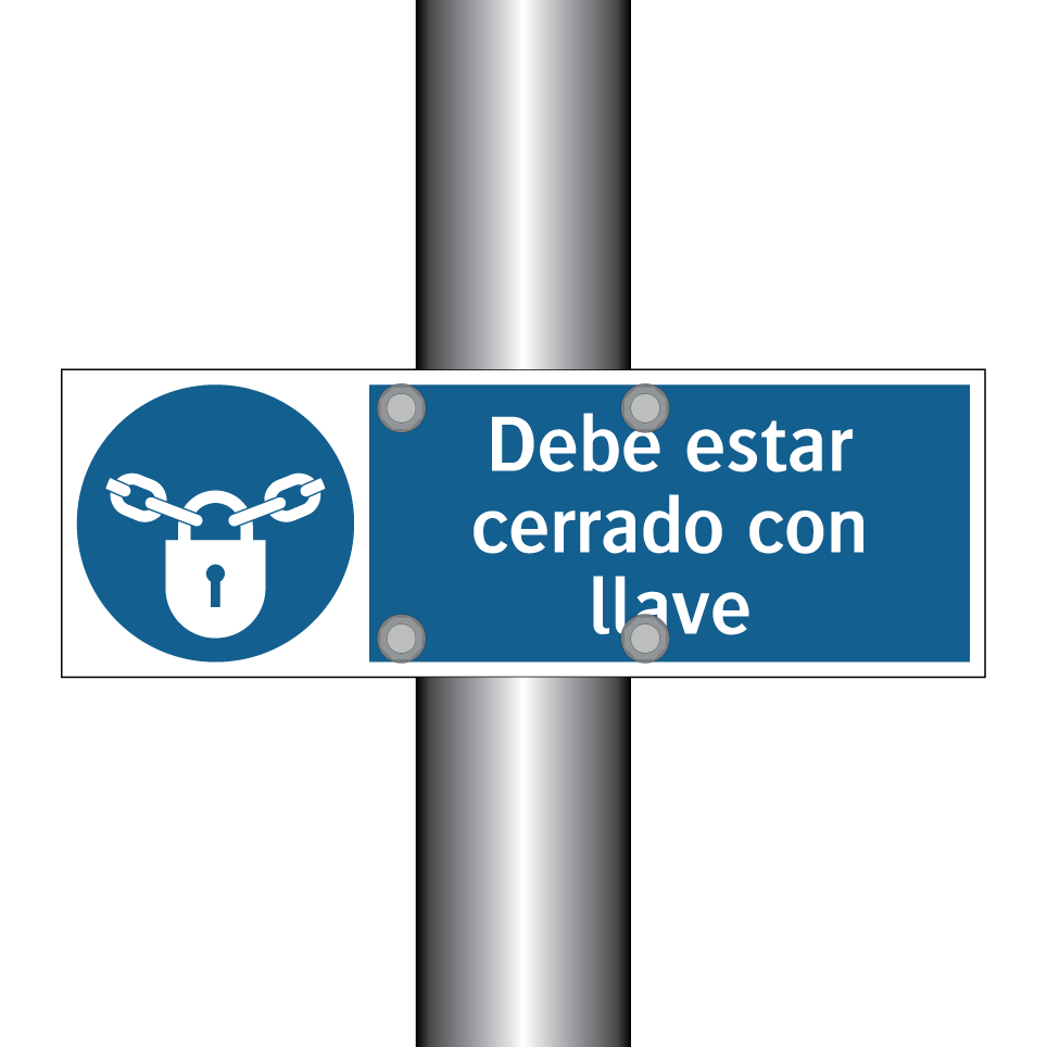 Debe estar cerrado con llave