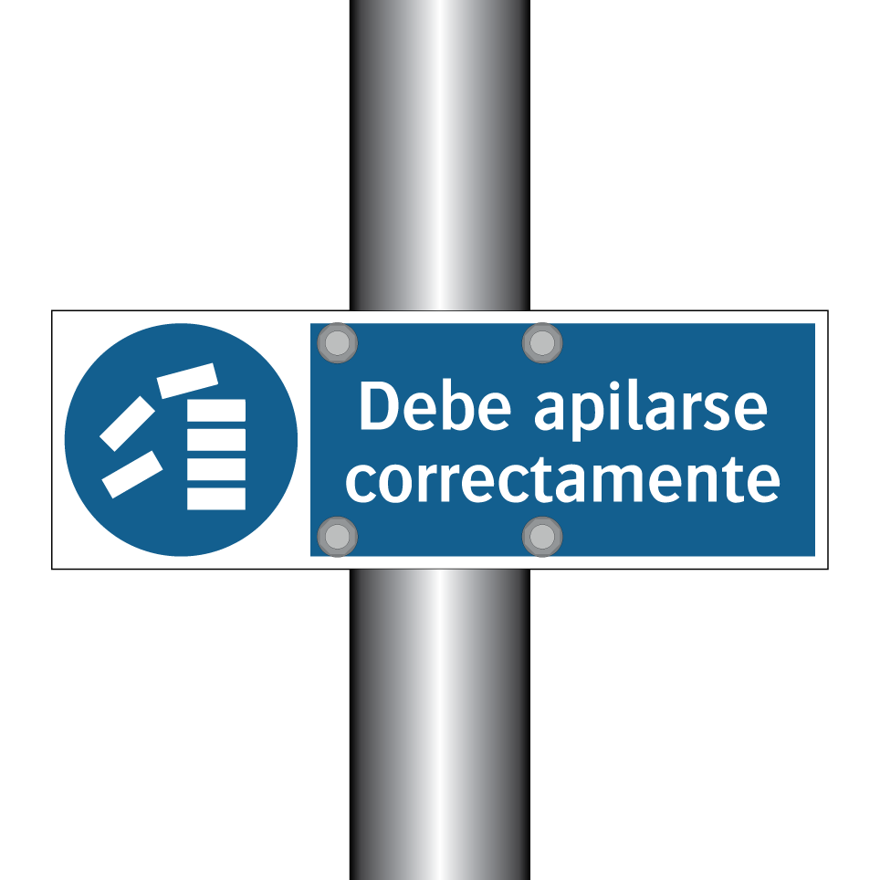 Debe apilarse correctamente