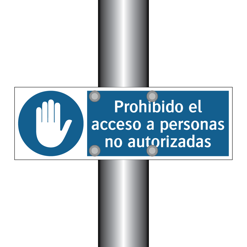 Prohibido el acceso a personas no autorizadas