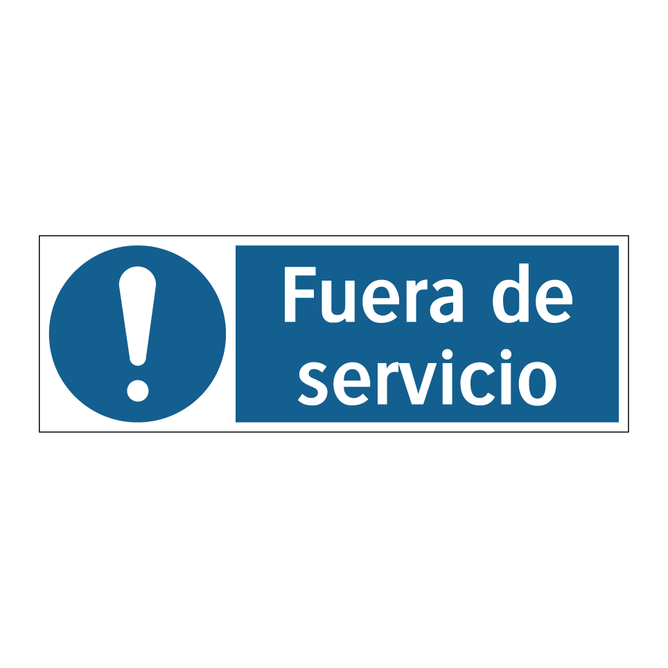 Fuera de servicio