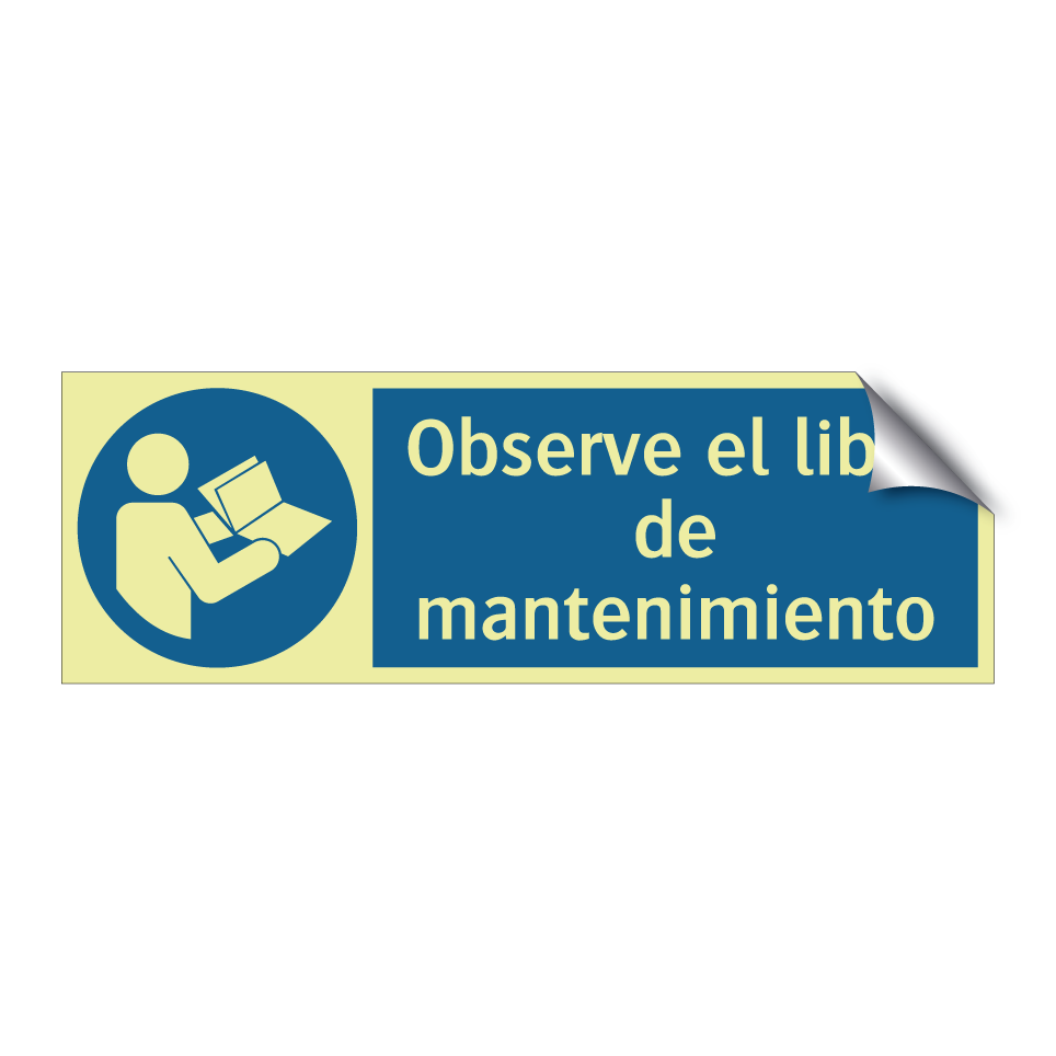 Observe el libro de mantenimiento