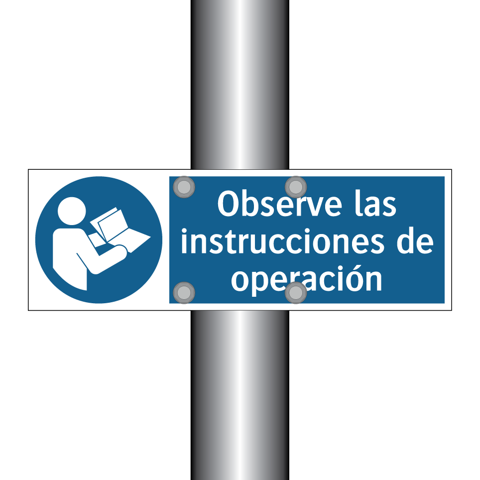 Observe las instrucciones de operación