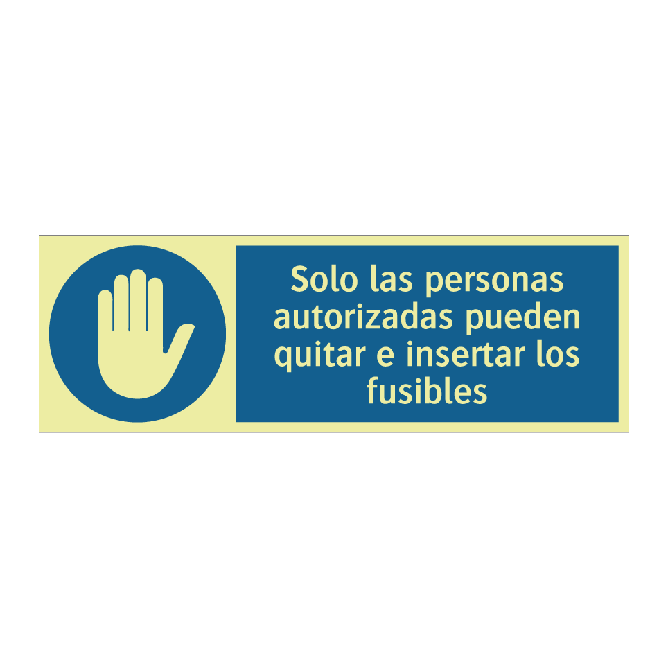 Solo las personas autorizadas pueden quitar e insertar los fusibles