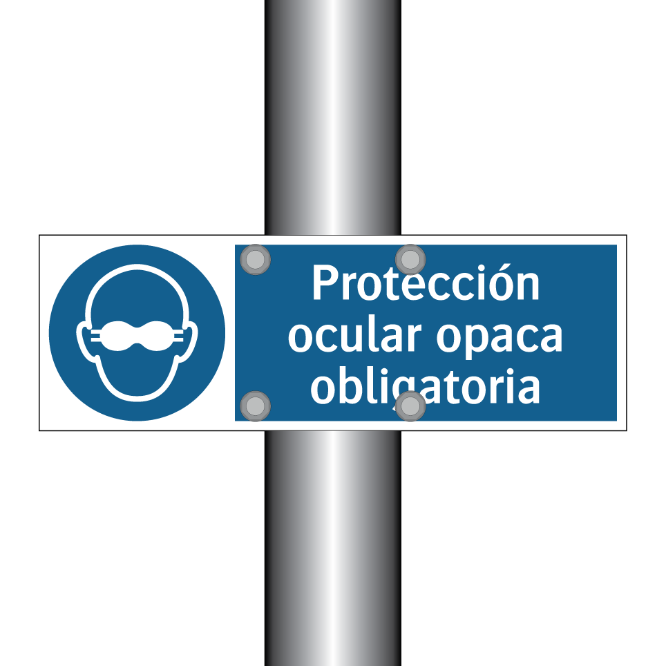 Protección ocular opaca obligatoria