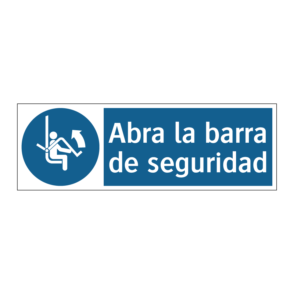 Abra la barra de seguridad