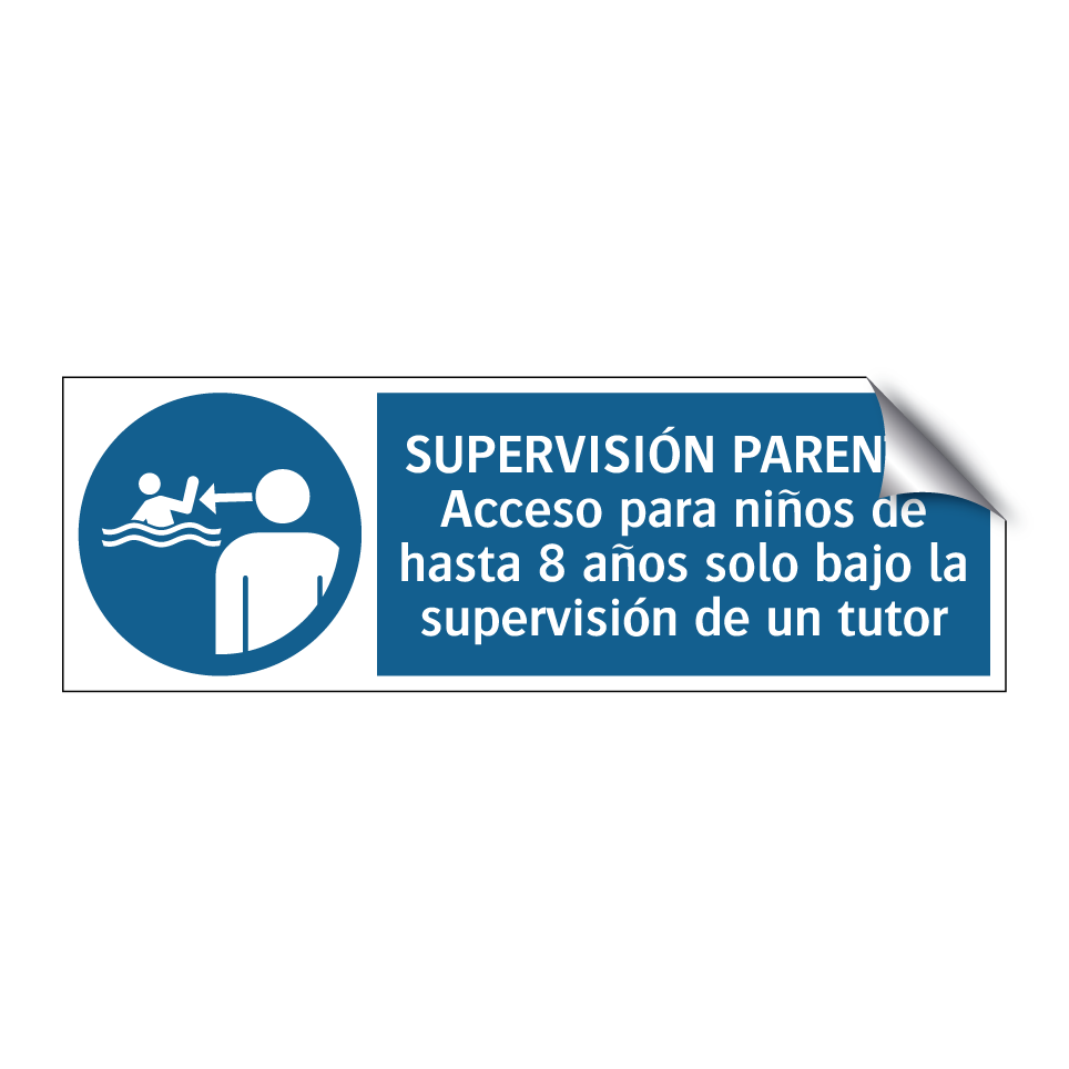 SUPERVISIÓN PARENTAL Acceso para niños de hasta 8 años solo bajo la supervisión de un tutor