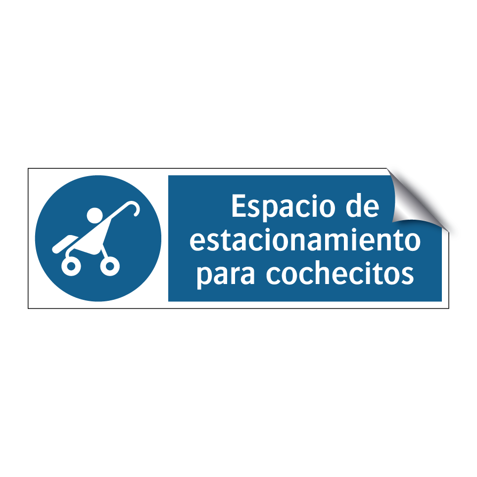Espacio de estacionamiento para cochecitos