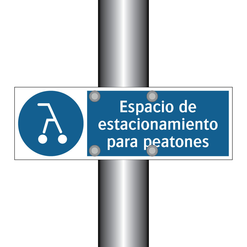 Espacio de estacionamiento para peatones